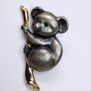 Silver Koala Harmony Brooch